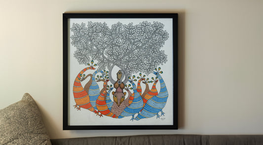 Gond Tree of Life Art Painting