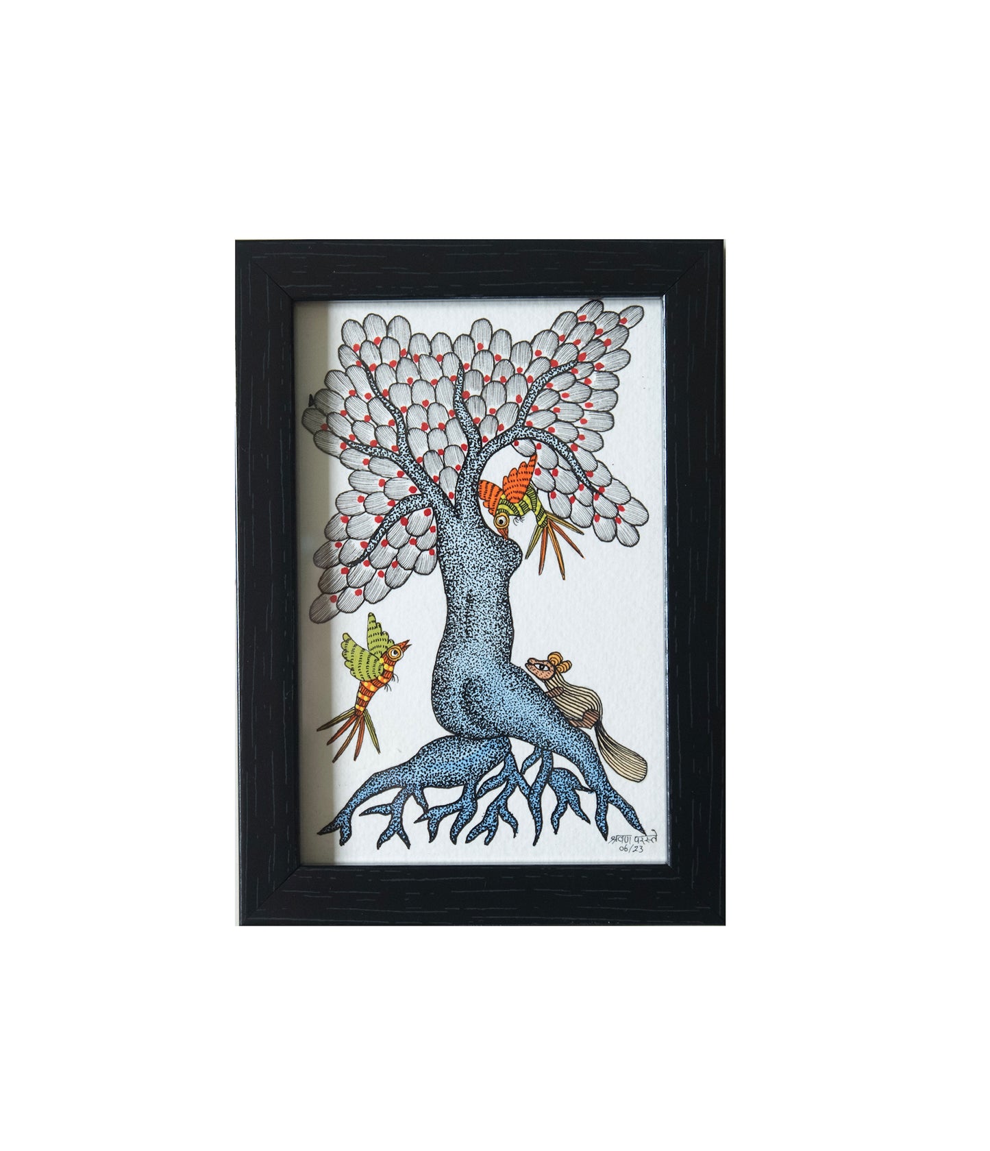 Gond Tree Art Painting