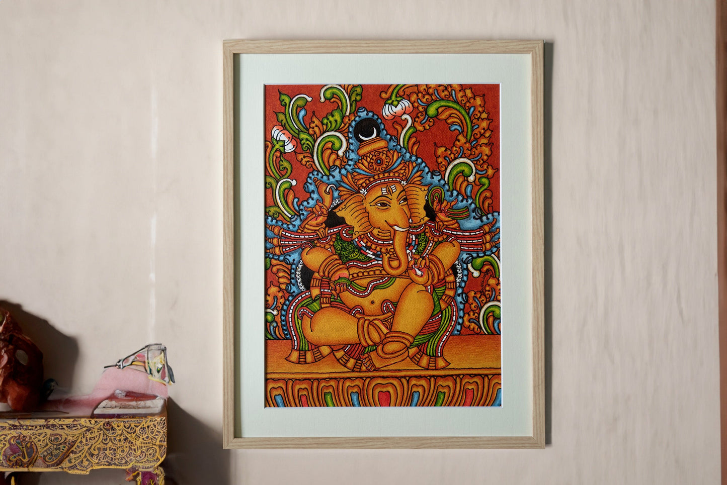 Ganesha Kerala Mural Painting