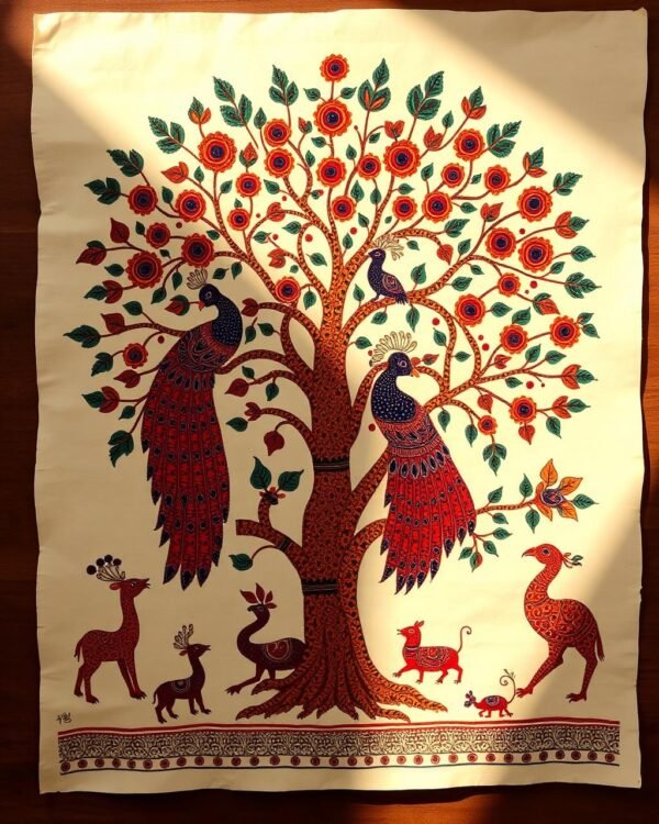 artist-shravan-CTwWWaxO Gond Painting