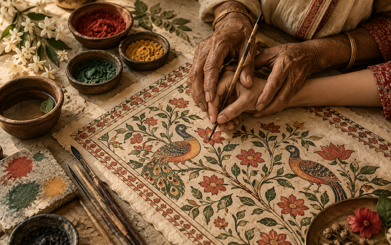 Traditional Indian folk art