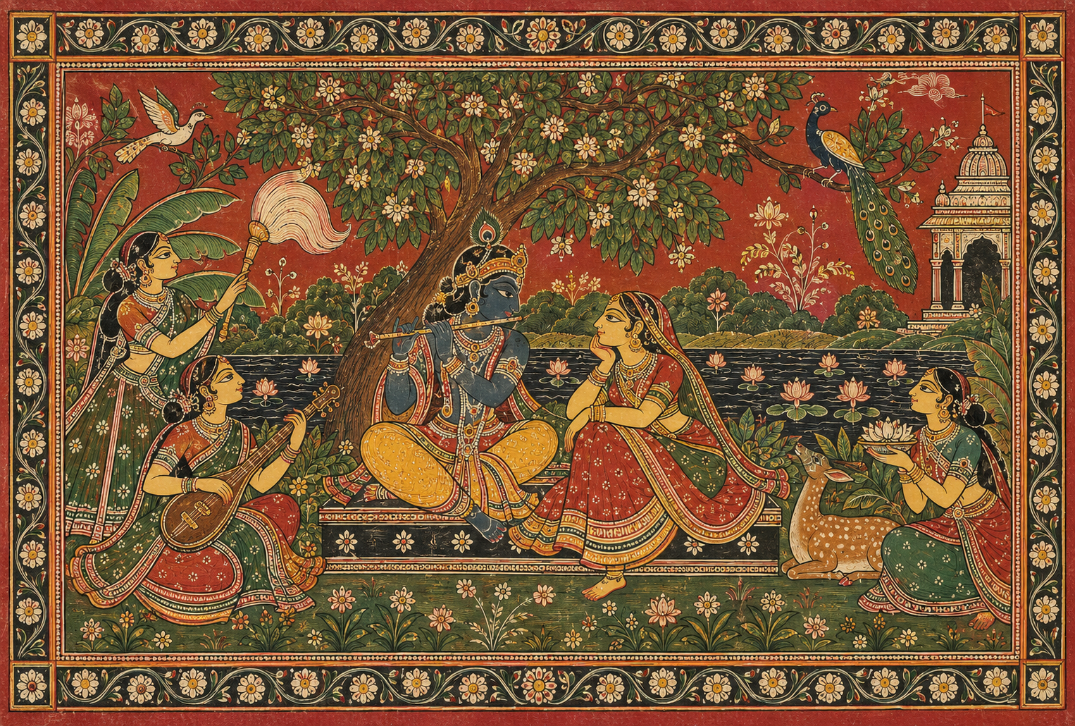 Pattachitra traditional Indian painting